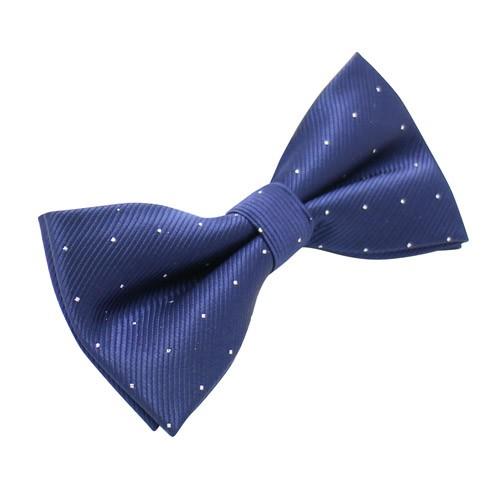 蝶ネクタイセット 蝶ネクタイ ポケットチーフ セット ネイビー 水玉 ドット |  | 03