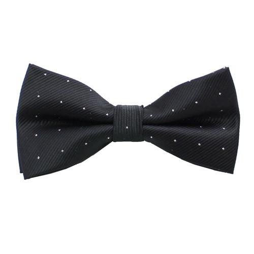 蝶ネクタイセット 蝶ネクタイ ポケットチーフ セット ブラック 水玉 ドット |  | 02