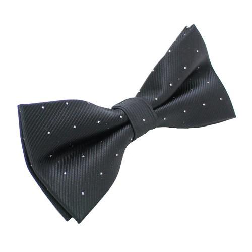 蝶ネクタイセット 蝶ネクタイ ポケットチーフ セット ブラック 水玉 ドット |  | 03