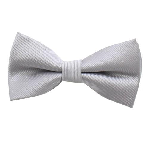 蝶ネクタイセット 蝶ネクタイ ポケットチーフ セット シルバー 水玉 ドット |  | 02