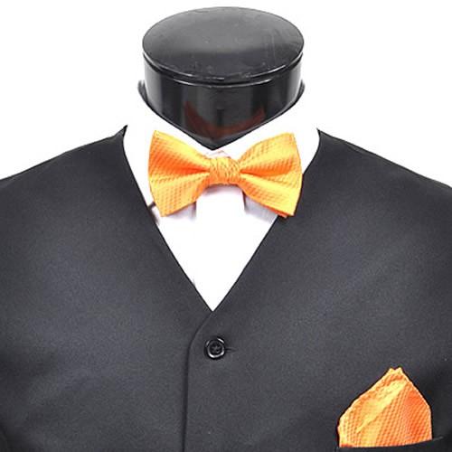 蝶ネクタイセット 蝶ネクタイ ポケットチーフ セット ブラック |  | 04