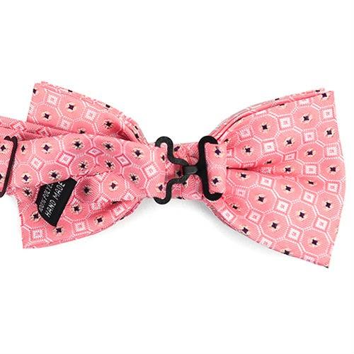 蝶ネクタイセット 蝶ネクタイ ポケットチーフ ラペルピン セット ピーチ チェック |  | 03