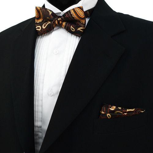 蝶ネクタイセット 蝶ネクタイ ポケットチーフ セット ペイズリー ターコイズグリーン |  | 04