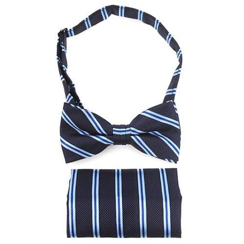 蝶ネクタイセット 蝶ネクタイ ポケットチーフ セット ペイズリー オレンジ |  | 03