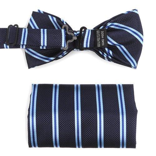 蝶ネクタイセット 蝶ネクタイ ポケットチーフ セット ペイズリー ターコイズブルー |  | 05