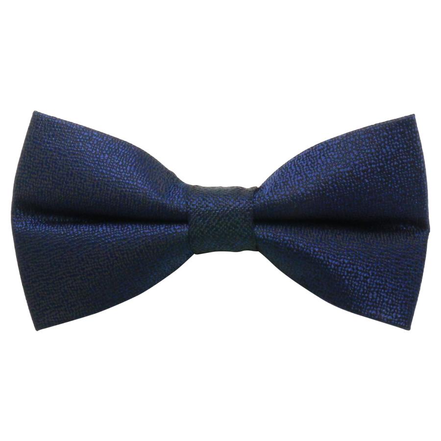 蝶ネクタイセット 蝶ネクタイ ポケットチーフ セット ソリッド ネイビー テクスチャード |  | 01