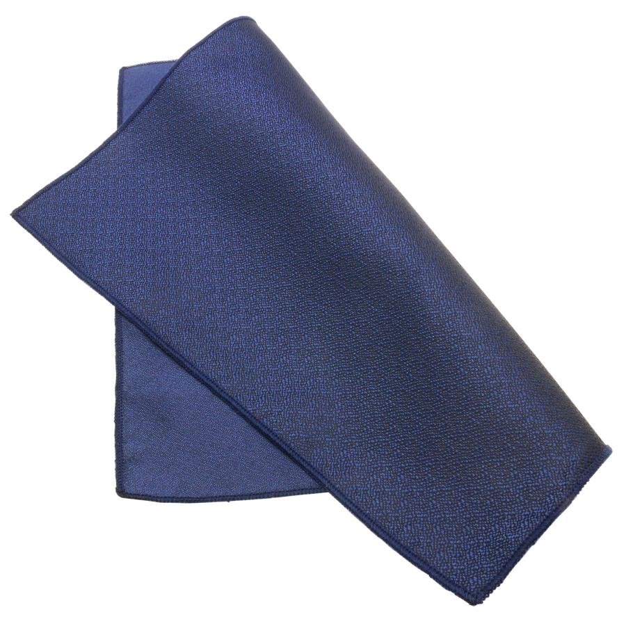 蝶ネクタイセット 蝶ネクタイ ポケットチーフ セット ソリッド ネイビー テクスチャード |  | 07