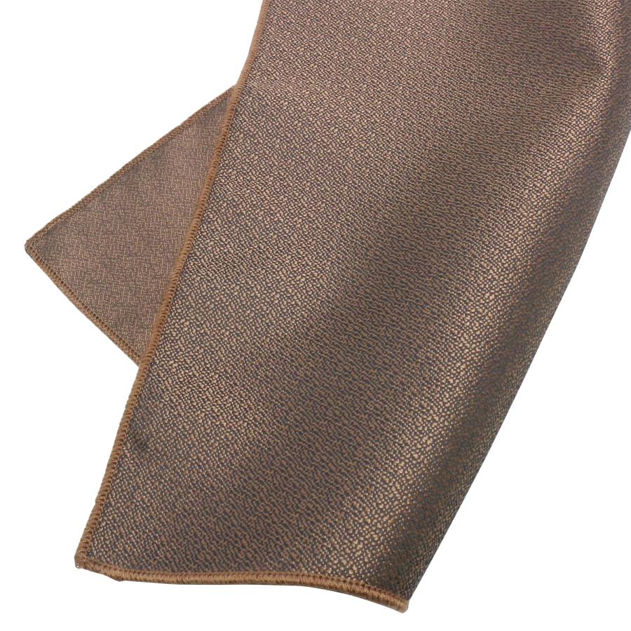 蝶ネクタイセット 蝶ネクタイ ポケットチーフ セット ソリッド ブラウン テクスチャード |  | 06