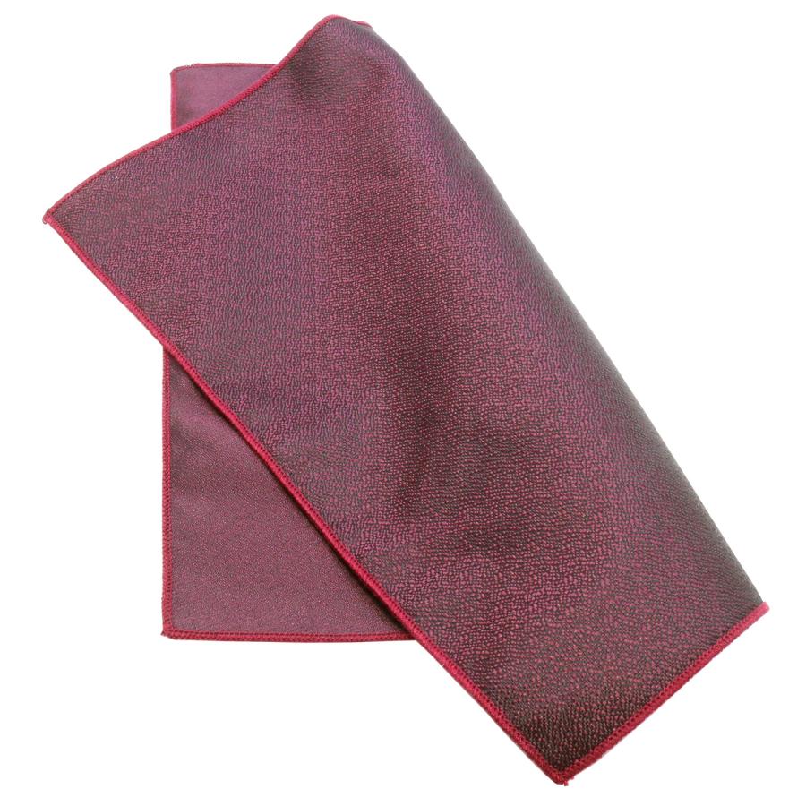 蝶ネクタイセット 蝶ネクタイ ポケットチーフ セット ソリッド ダークレッド テクスチャード |  | 07