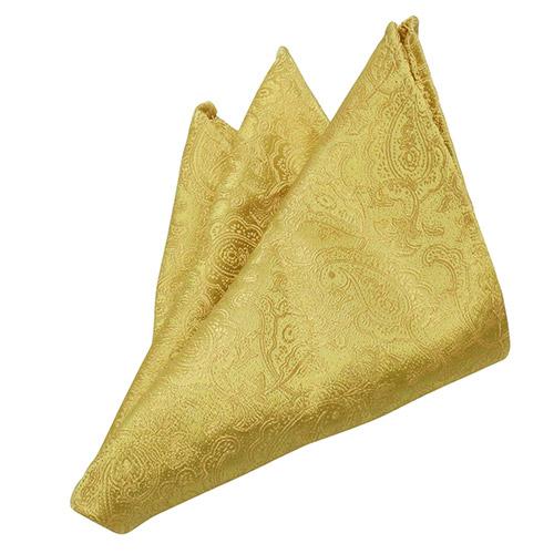 蝶ネクタイセット 蝶ネクタイ ポケットチーフ セット ペイズリー イエロー |  | 06