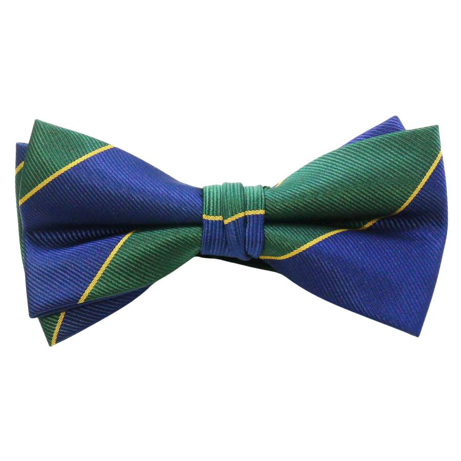 蝶ネクタイセット 蝶ネクタイ ポケットチーフ セット グリーン ブルー ストライプ |  | 02