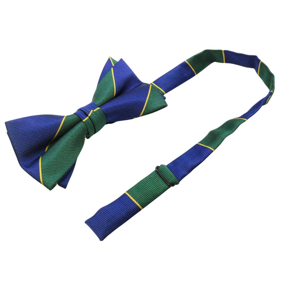 蝶ネクタイセット 蝶ネクタイ ポケットチーフ セット グリーン ブルー ストライプ |  | 05