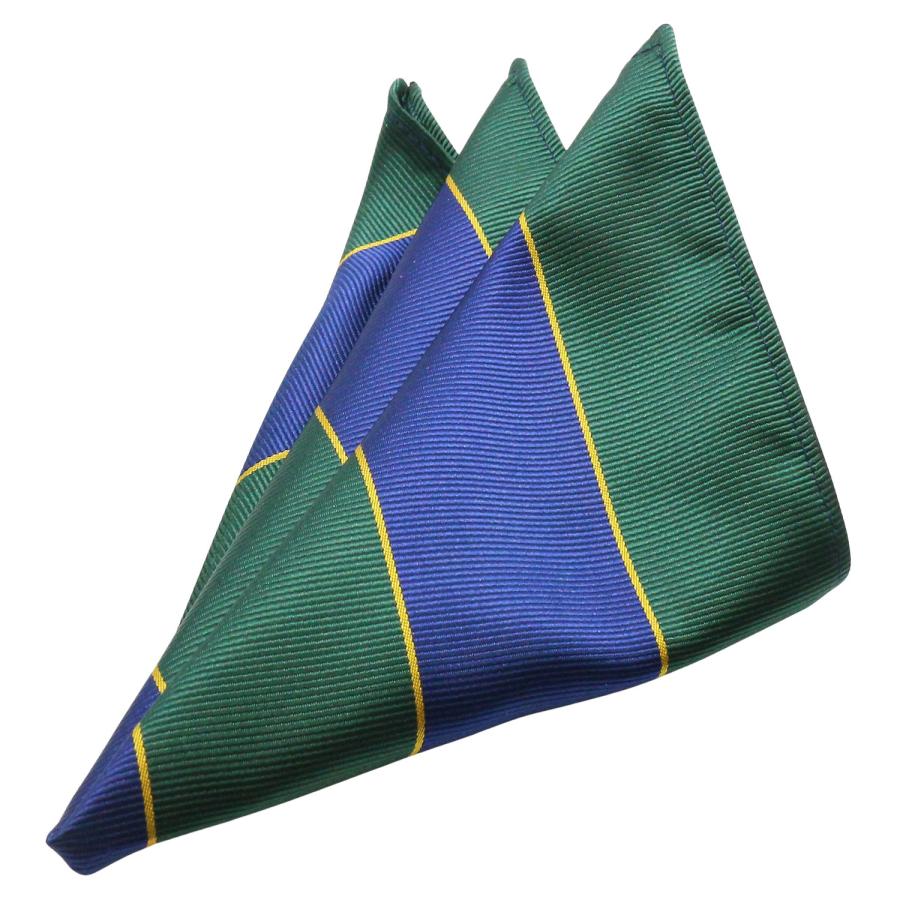 蝶ネクタイセット 蝶ネクタイ ポケットチーフ セット グリーン ブルー ストライプ |  | 06