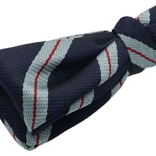 ビンテージ ネイビー ライトブルー ストライプ 蝶ネクタイ ボウタイ |  | 03