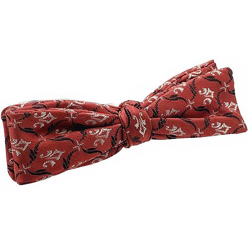 ビンテージ レッド 紋章 リーフ 蝶ネクタイ ボウタイ |  | 01