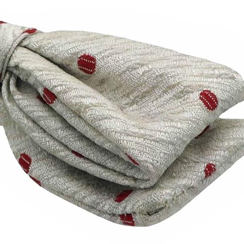 ビンテージ ホワイト シルバー ドット 水玉 蝶ネクタイ ボウタイ |  | 04