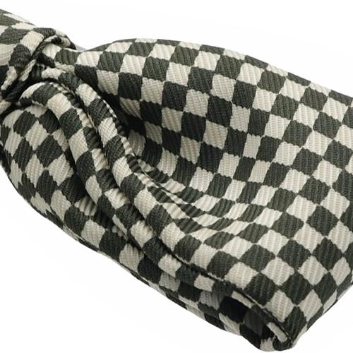 ビンテージ カーキ オフホワイト チェッカーフラッグ 蝶ネクタイ ボウタイ |  | 04