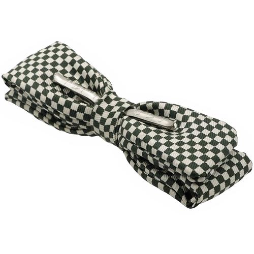 ビンテージ カーキ オフホワイト チェッカーフラッグ 蝶ネクタイ ボウタイ |  | 05