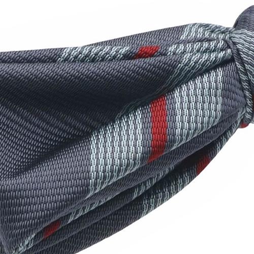 ビンテージ ブルーグレー ライトブルー ストライプ 蝶ネクタイ ボウタイ |  | 03