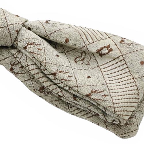 ビンテージ ベージュ ブラウン 柄 模様 蝶ネクタイ ボウタイ |  | 04