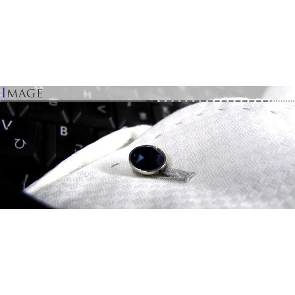 SWAROVSKI クリスタル ガラス ダブル 9mm カフス カフスボタン SWAROVSKI クリスタル ガラス ダブル 9mm カフス カフスボタン