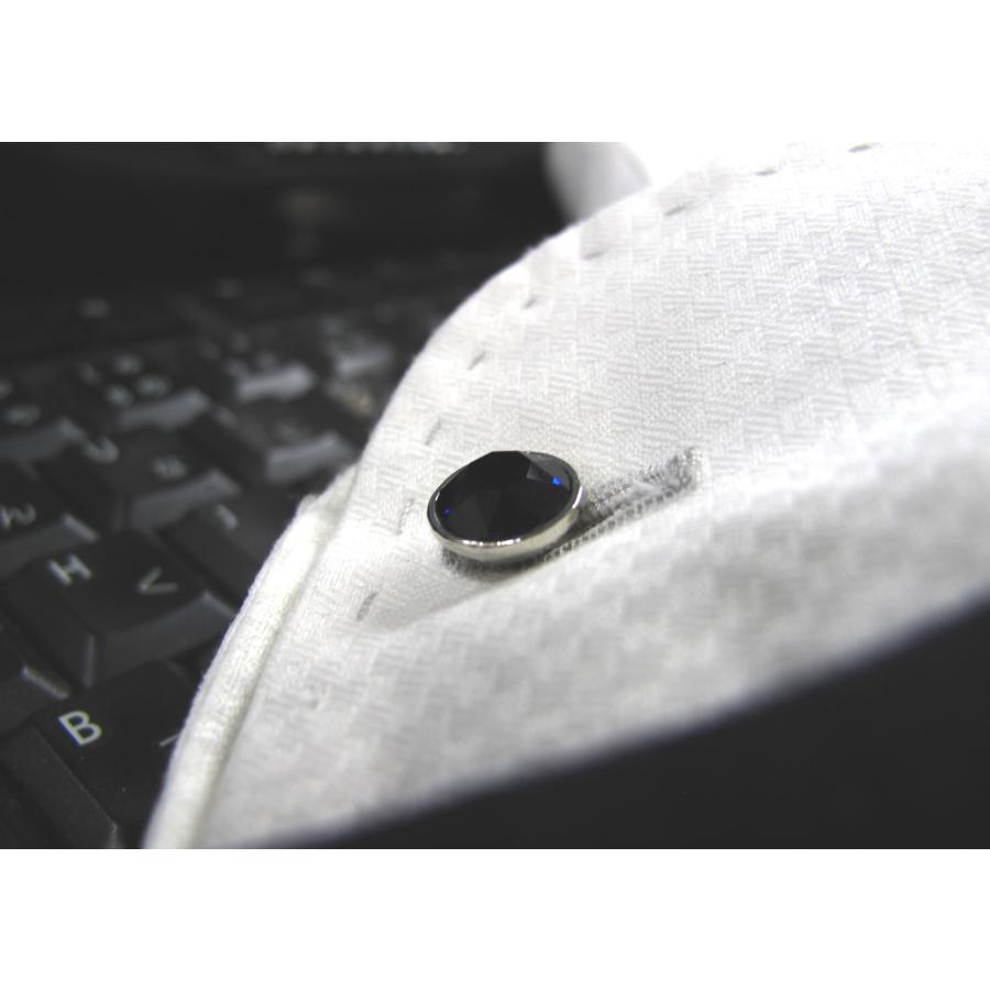 クリスタル ガラス ダブル 9mm カフス カフスボタン カフリンクス カラー 豊富 シンプル 小さめ クリスマス 爆買 | SWAROVSKI | 41