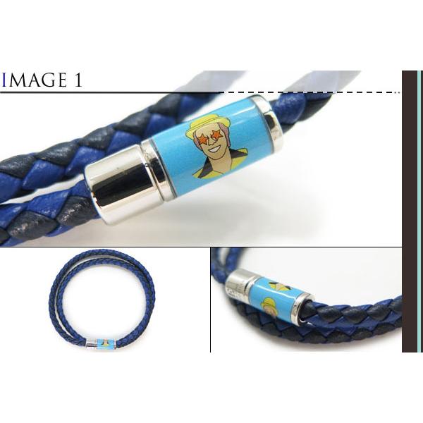 ブランド アクセサリー TATEOSSIAN タテオシアン×エルトン・ジョン ロケットマン スターポップブレスレット（ブルー＆ネイビー Mサイズ）の画像