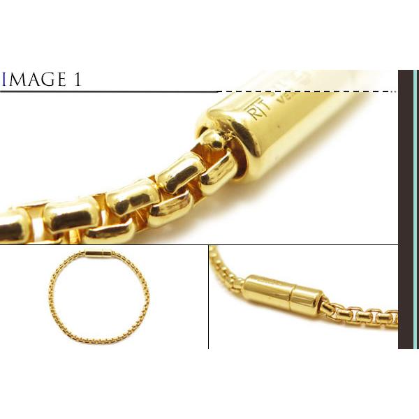 ブランド アクセサリー TATEOSSIAN タテオシアン ピュア シルバー ポップ ボックス ブレスレット（イエローゴールド）の画像