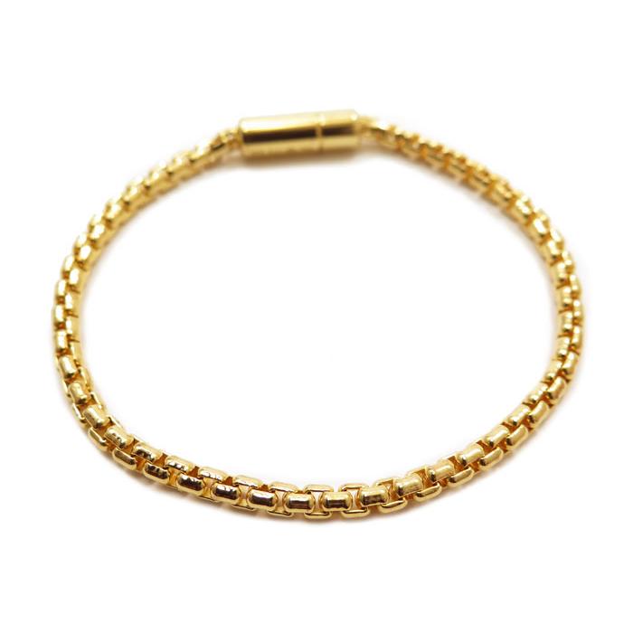 ブランド アクセサリー TATEOSSIAN タテオシアン ピュア シルバー ポップ ボックス ブレスレット（イエローゴールド）の画像