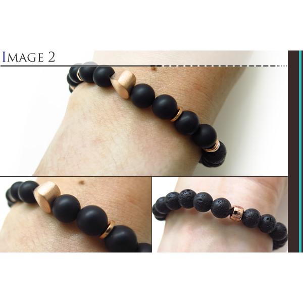 タテオシアンTATEOSSIANラウンドオニキス数珠ビーズブレスレットカフス タテオシアンTATEOSSIANラウンドオニキス数珠ビーズブレスレットカフス