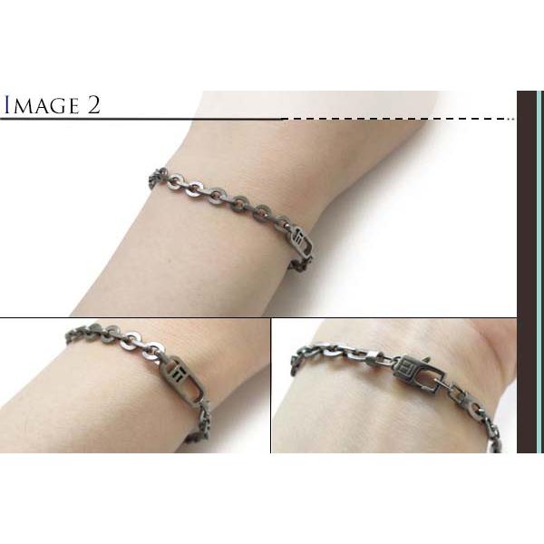 ブランド アクセサリー TATEOSSIAN タテオシアン ビーズ シルバー カテナ コレクション ブレスレット（ロガートシグニフィア＆ブラックロジウム）（Mサイズ） | TATEOSSIAN | 03