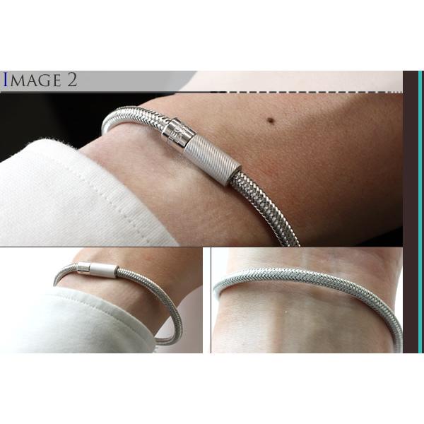 ブランド アクセサリー TATEOSSIAN タテオシアン ポップリガート ラーメ ブレスレット（ロジウム Mサイズ）父の日 爆買の画像