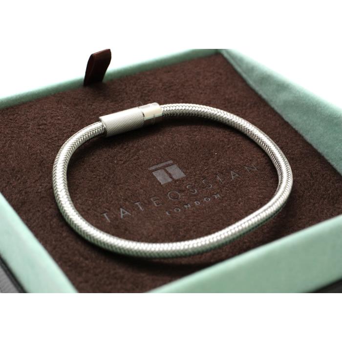 ブランド アクセサリー TATEOSSIAN タテオシアン ポップリガート ラーメ ブレスレット（ロジウム Mサイズ）父の日 爆買の画像