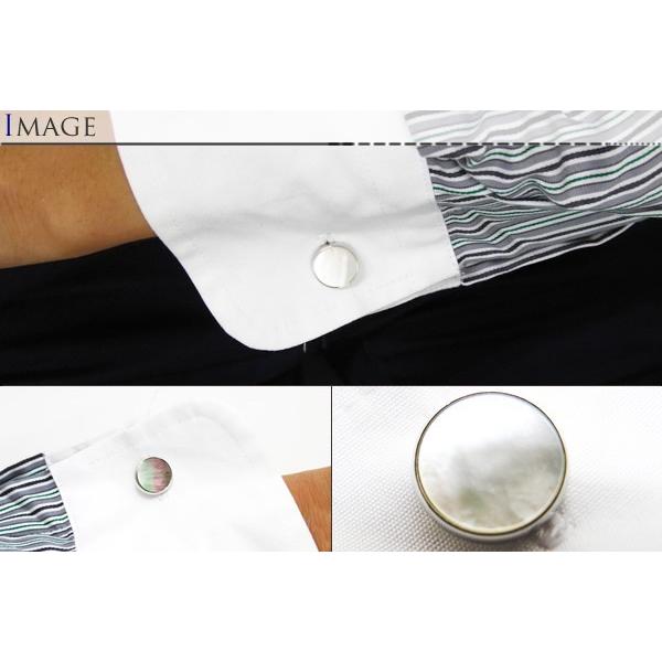 シェル カフス 13mm カフスボタン カフリンクス 白蝶貝 男性 結婚式 プレゼント おしゃれ スーツ アクセサリ 好感度 小さめ バレンタイン 爆買 |  | 05