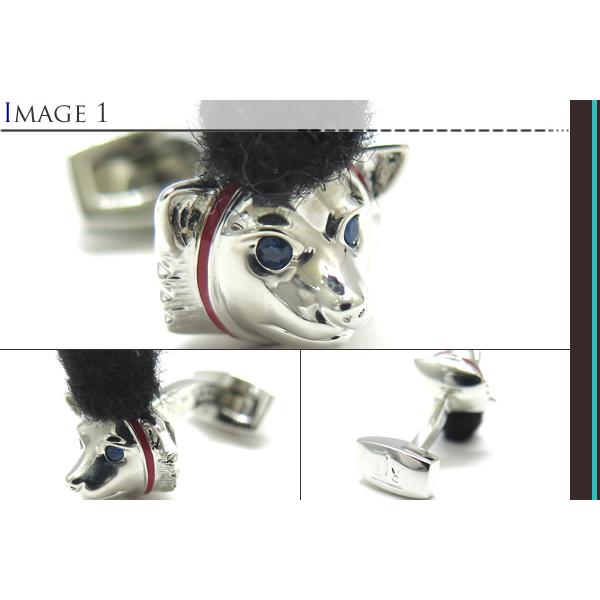 ブランド アクセサリー TATEOSSIAN タテオシアン ノベルティ ロイヤルコーギー カフス（パラジウム）ブランド カフリンクス 父の日 爆買の画像
