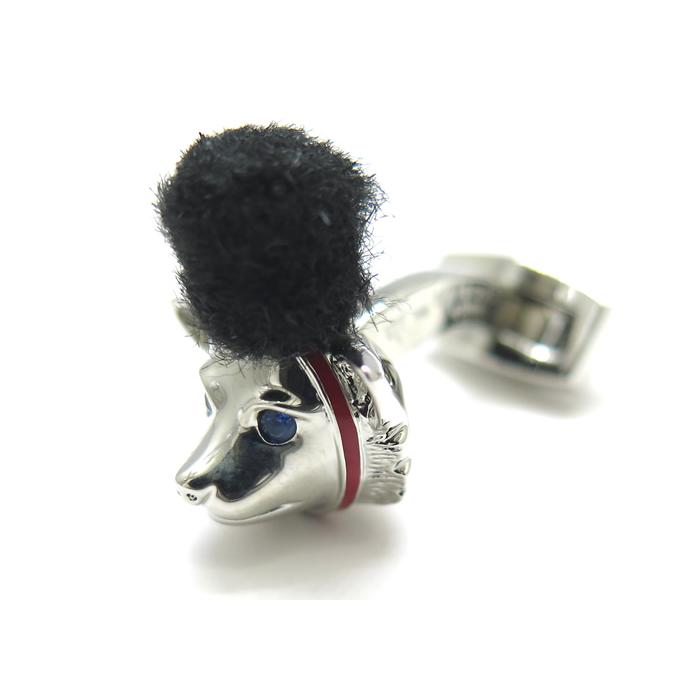 ブランド アクセサリー TATEOSSIAN タテオシアン ノベルティ ロイヤルコーギー カフス（パラジウム）ブランド カフリンクス 父の日 爆買の画像