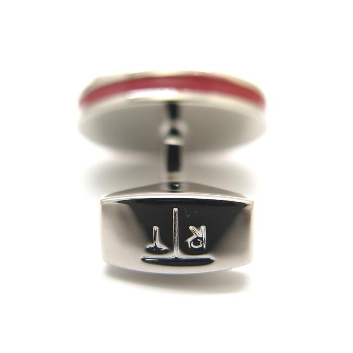 ブランド アクセサリー TATEOSSIAN タテオシアン エナメル スポーツ アイス カフス（レーシングカー＆レッド）カフスボタン カフリンクス 父の日 爆買の画像