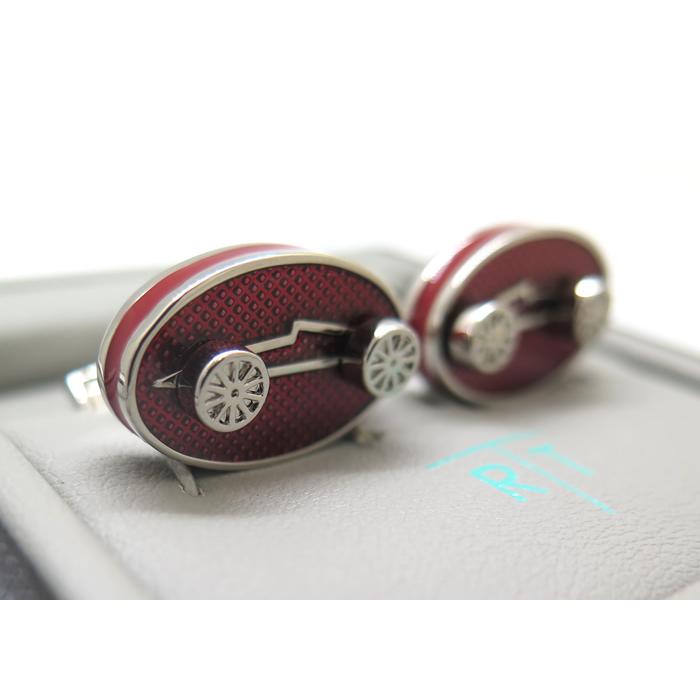 ブランド アクセサリー TATEOSSIAN タテオシアン エナメル スポーツ アイス カフス（レーシングカー＆レッド）カフスボタン カフリンクス 父の日 爆買の画像