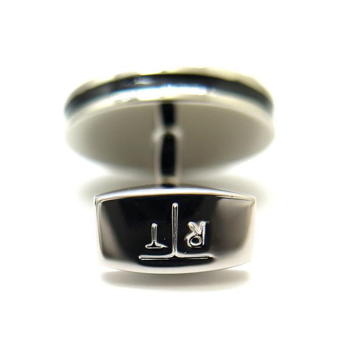 ブランド アクセサリー TATEOSSIAN タテオシアン エナメル スポーツ アイス カフス（レーシングカー＆ブラック）カフスボタン カフリンクス 父の日 爆買の画像