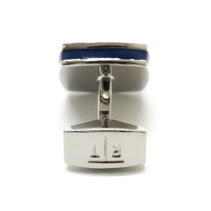 ブランド アクセサリー TATEOSSIAN タテオシアン エナメル スポーツ アイス カフス（テニス＆ブルー）カフスボタン カフリンクス 父の日 爆買の画像