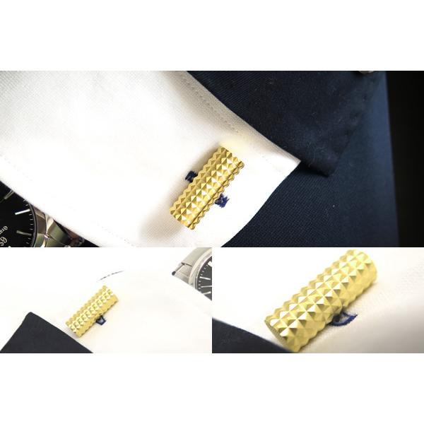 ブランド アクセサリー TATEOSSIAN タテオシアン ダイヤモンド ギザ シリンダー カフス（イエローゴールド）カフスボタン カフリンクス 父の日 爆買の画像