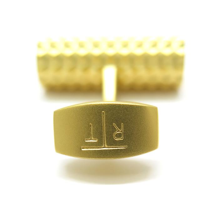 ブランド アクセサリー TATEOSSIAN タテオシアン ダイヤモンド ギザ シリンダー カフス（イエローゴールド）カフスボタン カフリンクス 父の日 爆買の画像