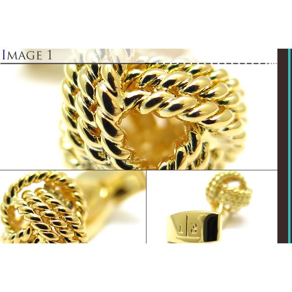 ブランド アクセサリー TATEOSSIAN タテオシアン ノット カフス（イエローゴールド）シンプル 上品 父の日 爆買の画像