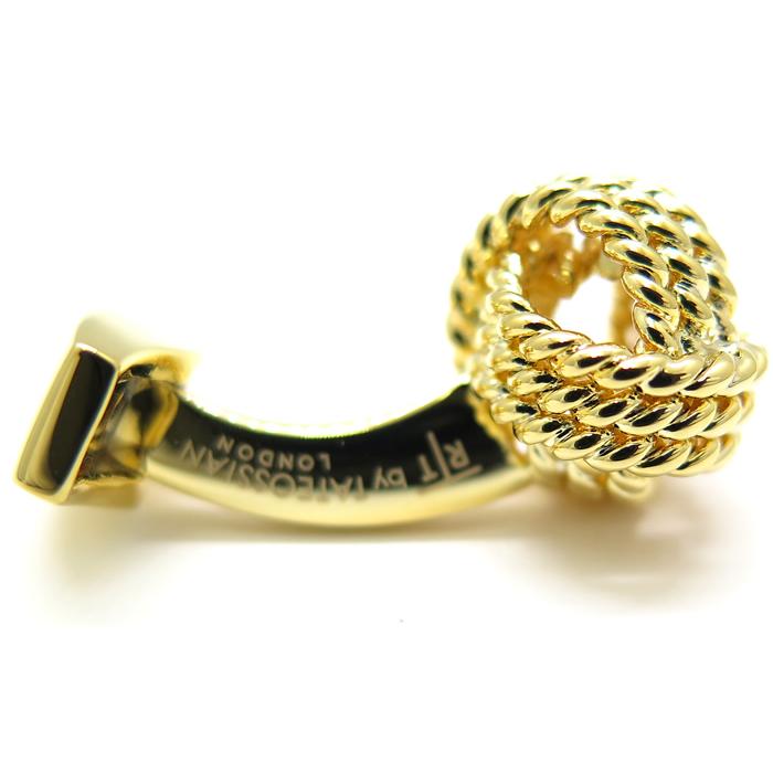 ブランド アクセサリー TATEOSSIAN タテオシアン ノット カフス（イエローゴールド）シンプル 上品 父の日 爆買の画像