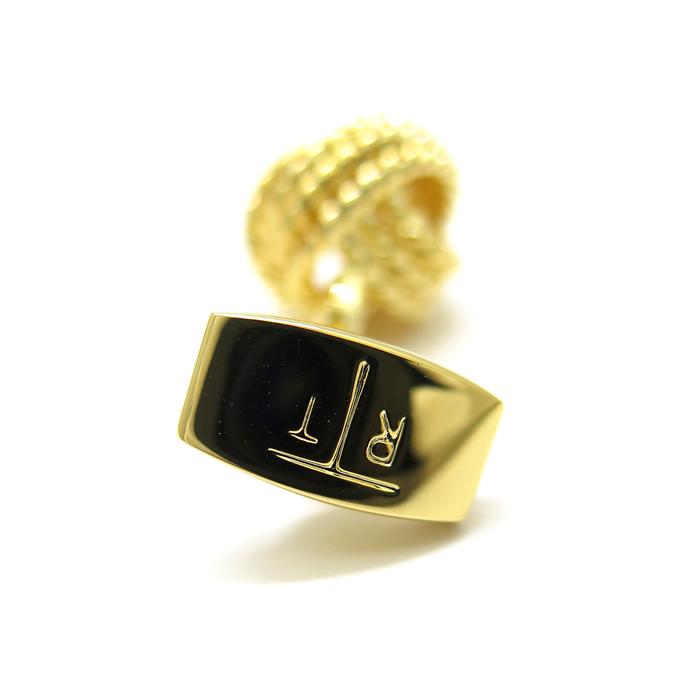 ブランド アクセサリー TATEOSSIAN タテオシアン ノット カフス（イエローゴールド）シンプル 上品 父の日 爆買の画像