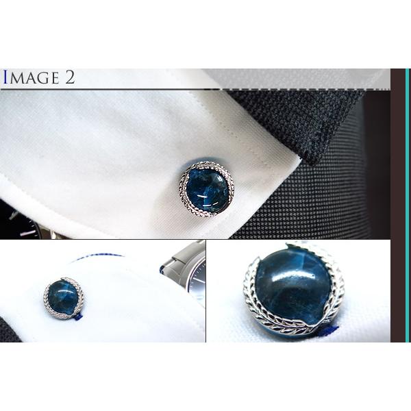 ★TATEOSSIAN★ カフリンクス ストーン ブルー SV925 シルバー ☆TATEOSSIAN☆ カフリンクス ストーン ブルー SV925 シルバー 【公式