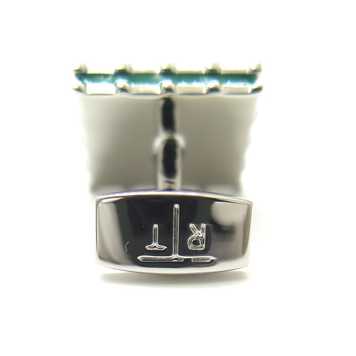 ブランド アクセサリー TATEOSSIAN タテオシアン レガリア ビクトリア カフス（パラジウム&グリーン切手）カフスボタン カフリンクス 父の日 爆買の画像