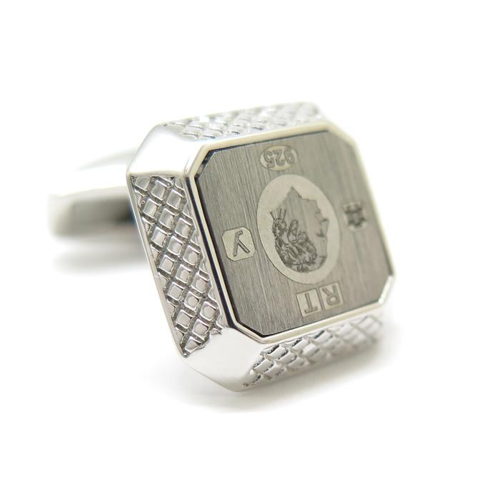 ブランド アクセサリー TATEOSSIAN タテオシアン レガリア シグニチャ オクト シルバー カフス カフスボタン カフリンクス 父の日 爆買 | TATEOSSIAN | 04