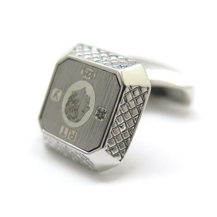 ブランド アクセサリー TATEOSSIAN タテオシアン レガリア シグニチャ オクト シルバー カフス カフスボタン カフリンクス 父の日 爆買 | TATEOSSIAN | 07