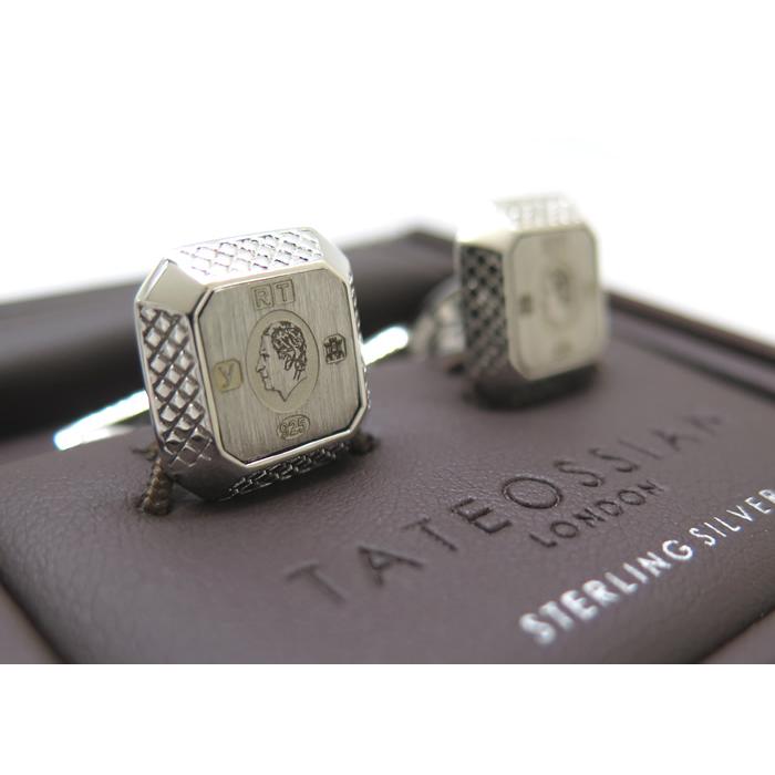 ブランド アクセサリー TATEOSSIAN タテオシアン レガリア シグニチャ オクト シルバー カフス カフスボタン カフリンクス 父の日 爆買 | TATEOSSIAN | 08